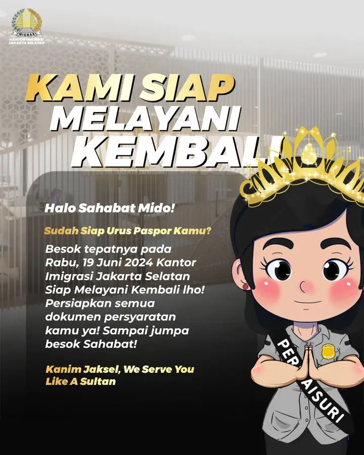 Kami Siap Melayani Kembali