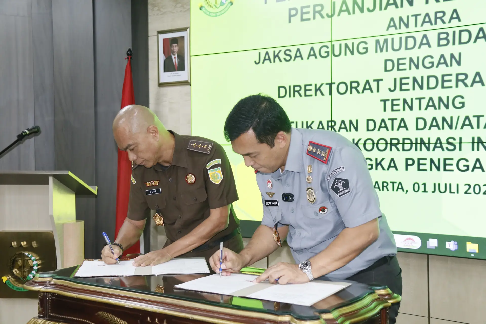 Ditjen Imigrasi dan Jamintel Perkuat Kerjasama Intelijen untuk Penegakan Hukum