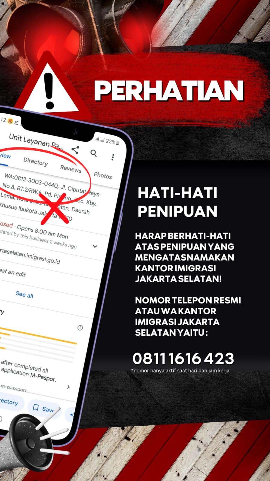 Hati-hati Penipuan