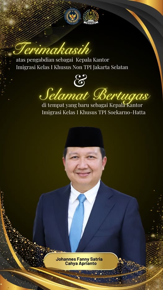 Terimakasih dan Selamat Bertugas Bapak Johanes Fanny Satria C.A.
